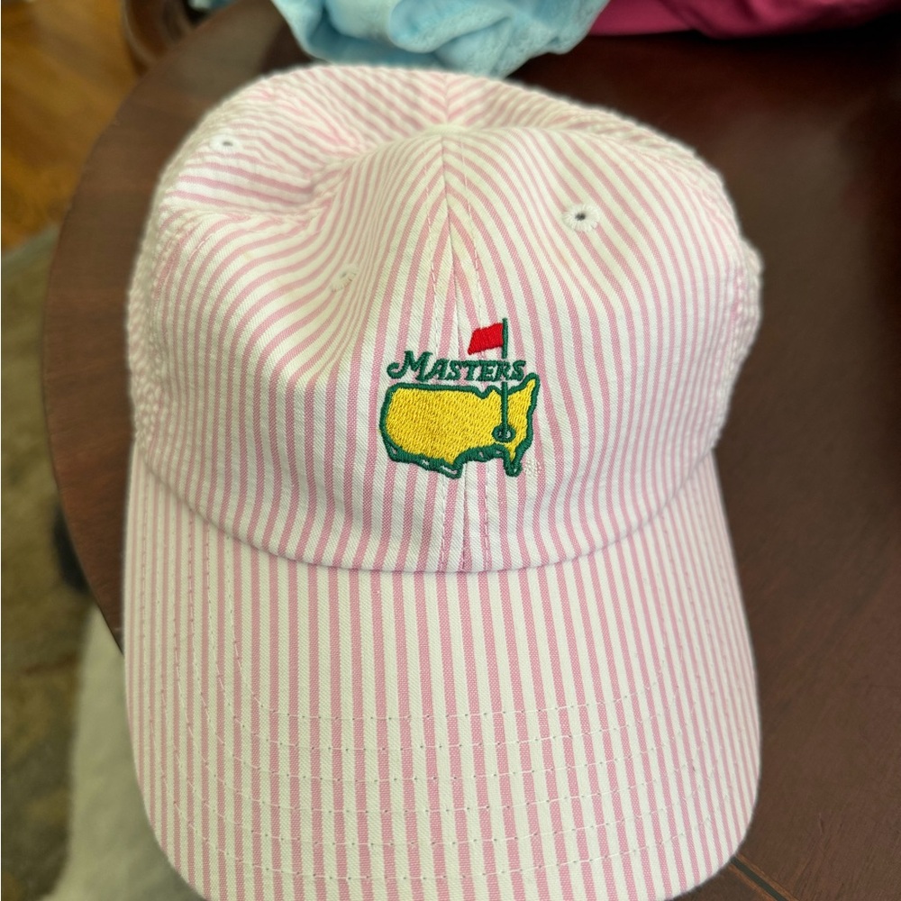 Masters Pink Striped Kids Hat